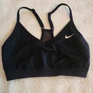 Nike thin strap Black Sports Bra